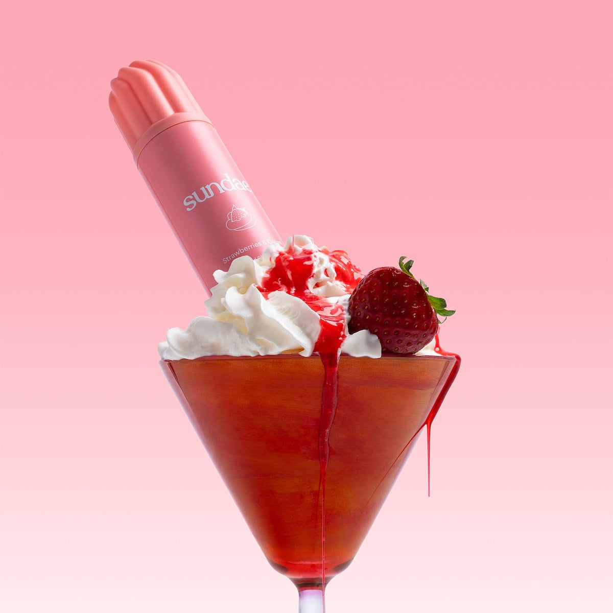 Sundae Whipped Shower Foam Strawberry & Cream 265ml