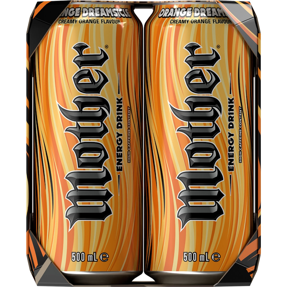 Mother Energy Drink Orange Dreamsicle 500ml X 4 Pack