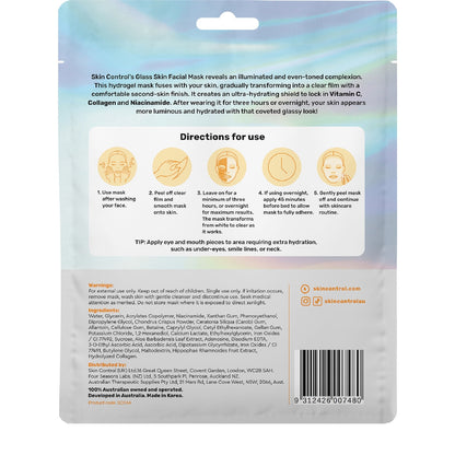 Skin Control Glass Skin Facial Mask Vitamin C Each
