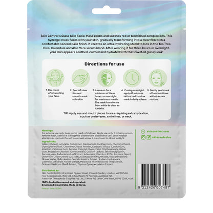 Skin Control Glass Skin Facial Mask Tea Tree & Cica Each