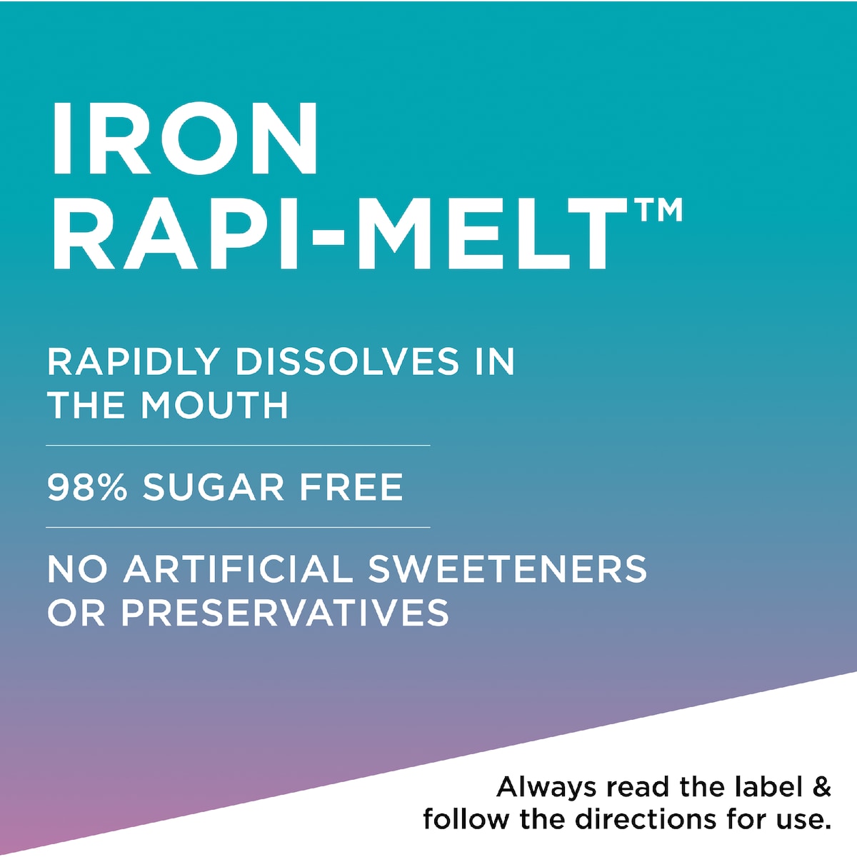 Blackmores Iron Rapi Melt Tablets 60 Pack