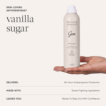 Gem Deodorant Antiperspirant Vanilla Sugar 207ml