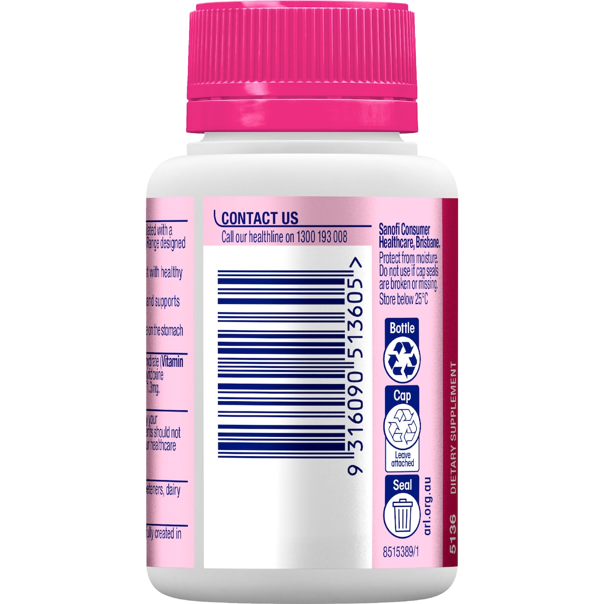 Ostelin Iron & B+ Energy Tablets For Womens Health 30 Pack