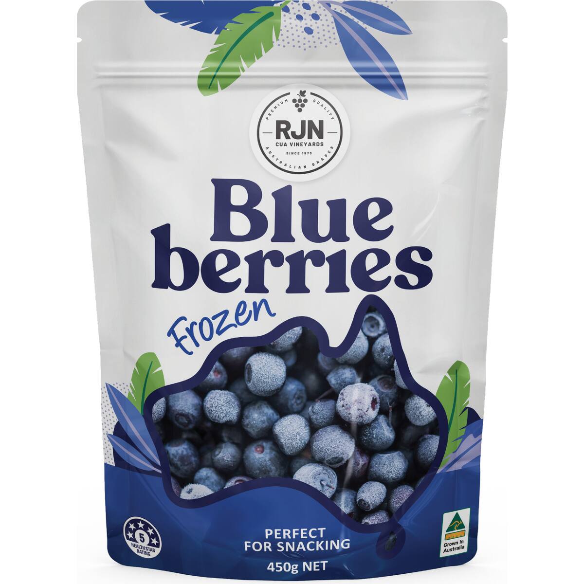 Rjn Cua Vineyards Fruit Frozen Blueberries 450g