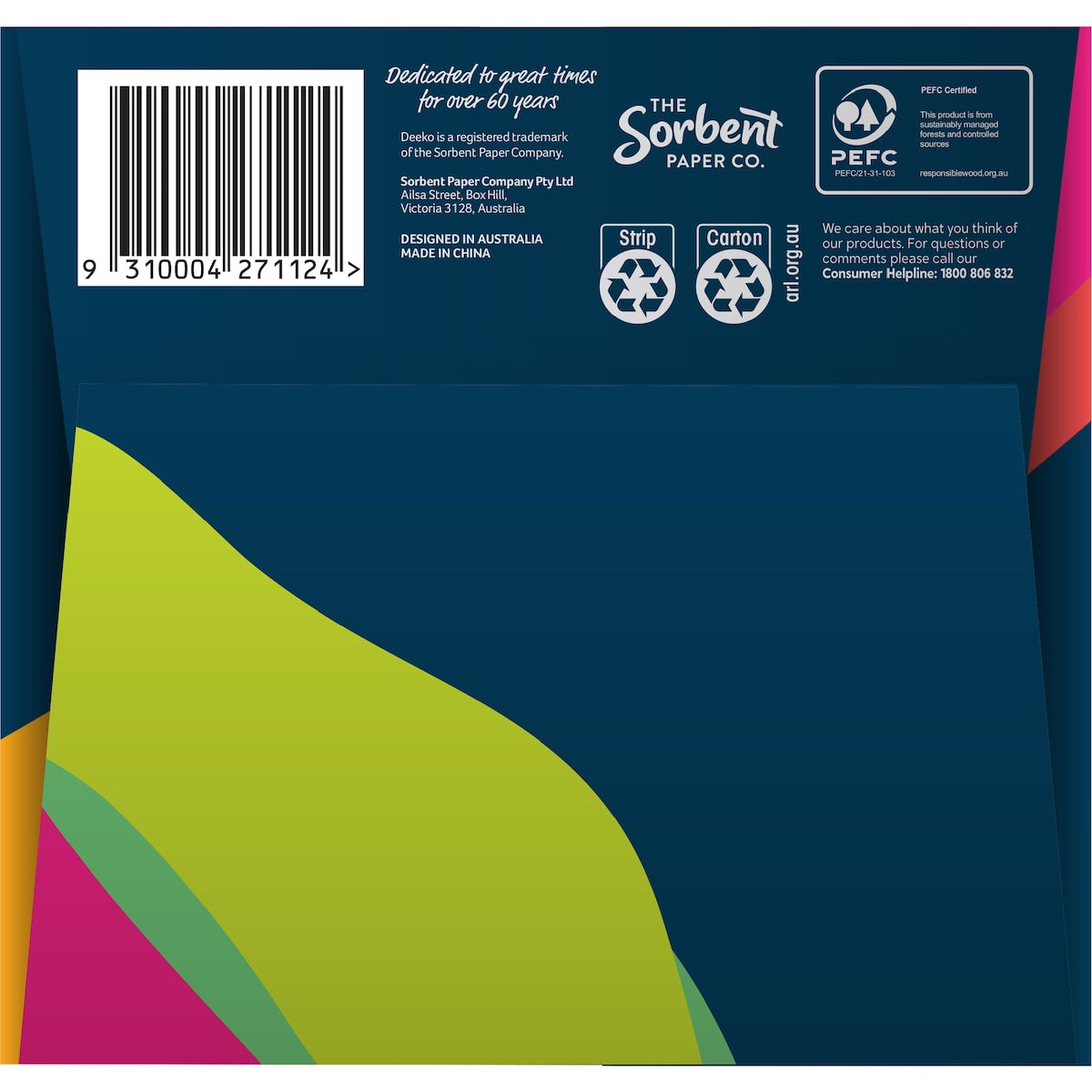 Deeko Napkins In A Box 80 Pack