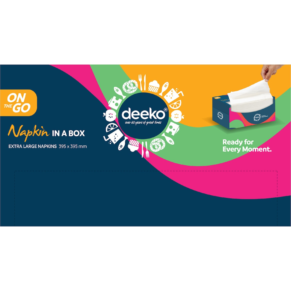 Deeko Napkins In A Box 80 Pack