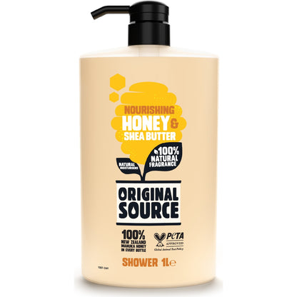 Original Source Shower Gel Nourishing Honey & Shea Butter 1l