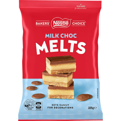 Nestle Bakers Choice Melt Milk Chocolate 225g