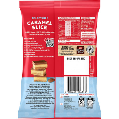 Nestle Bakers Choice Melt Milk Chocolate 225g