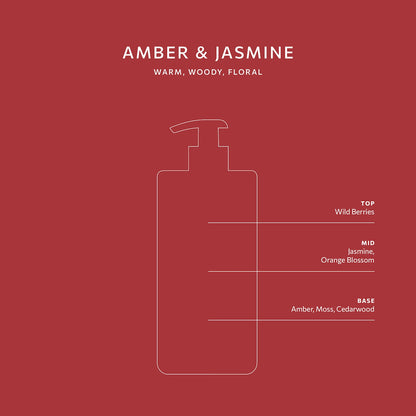 Soma Body Wash Amber & Jasmine 750ml