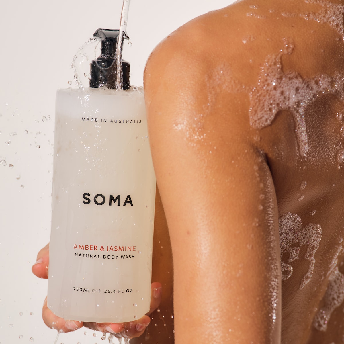 Soma Body Wash Amber & Jasmine 750ml