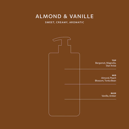 Soma Body Wash Almond & Vanille 750ml