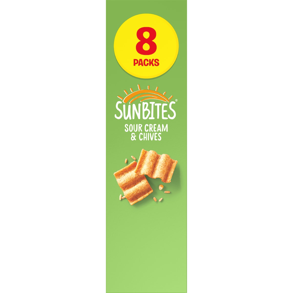 Sunbites Grain Waves Sour Cream & Chives 22g X 8 Pack