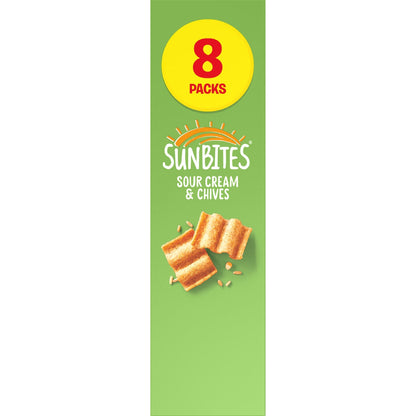 Sunbites Grain Waves Sour Cream & Chives 22g X 8 Pack