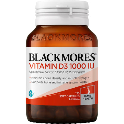Blackmores Vitamin D3 1000iu Tablets 130 Pack