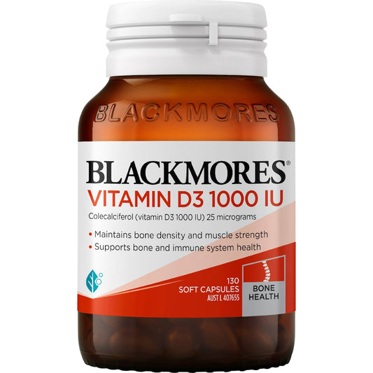 Blackmores Vitamin D3 1000iu Tablets 130 Pack