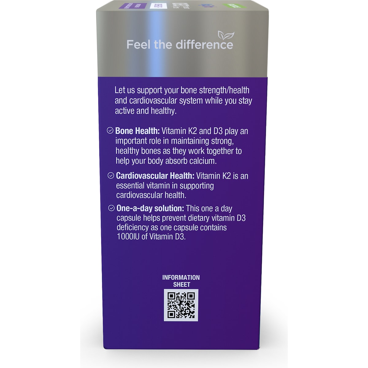 Vitaceuticals Magzorb K2 + D3 Bone Health Capsules 60 Pack