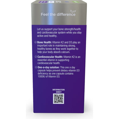 Vitaceuticals Magzorb K2 + D3 Bone Health Capsules 60 Pack