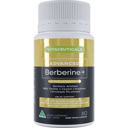 Vitaceuticals Advanced Berberine + Capsules 60 Pack