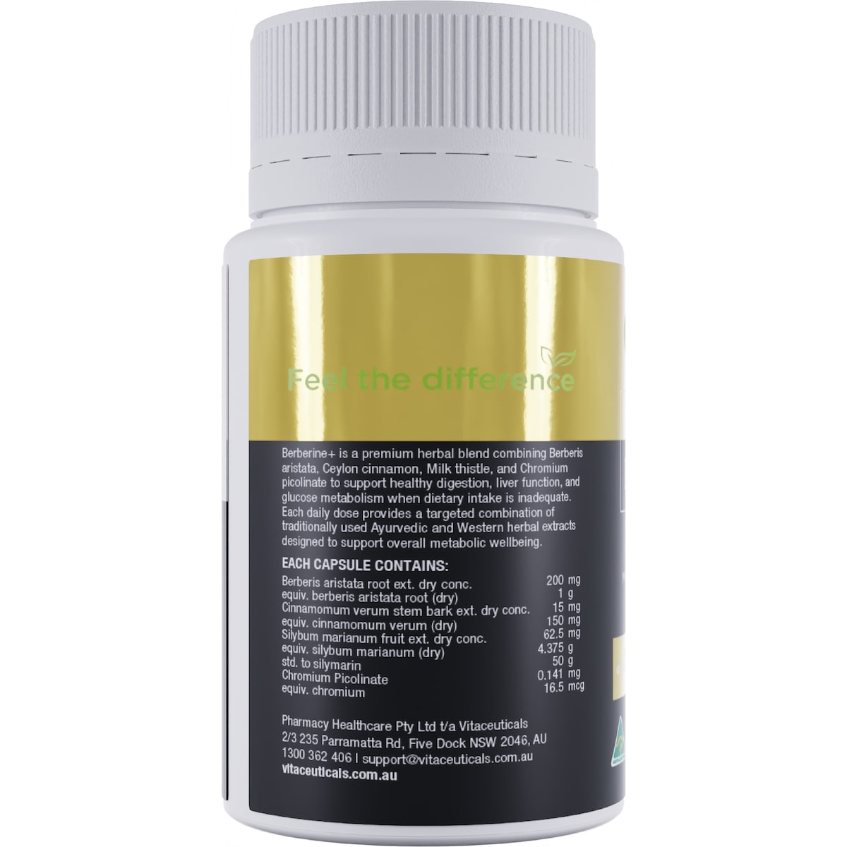 Vitaceuticals Advanced Berberine + Capsules 60 Pack