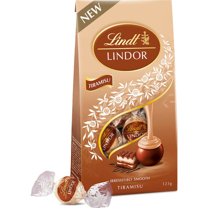 Lindt Lindor Tiramisu Chocolate Pouch 123g
