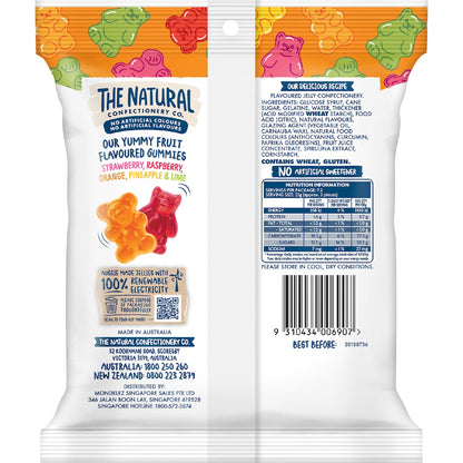 The Natural Confectionery Co. Gummy Bears Lollies 180g