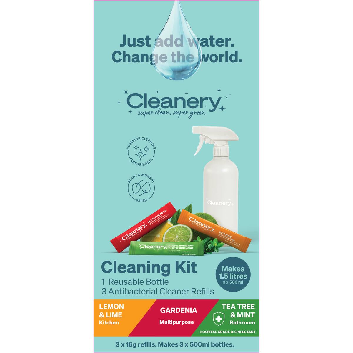Cleanery Multipurpose Cleaning Kit Each