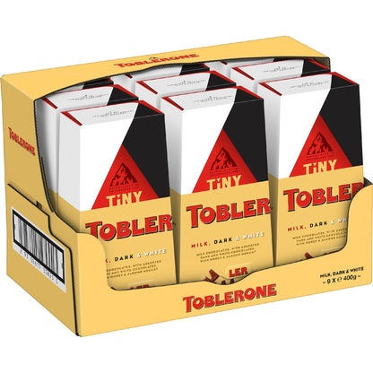Toblerone Tiny Milk, Dark & White Chocolate Gift Box 400g
