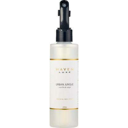 Haven Luxe Urban Jungle Room & Linen Spray Vanilla & Sage 200ml