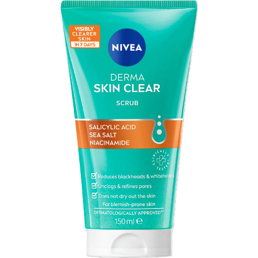 Nivea Derma Skin Clear Scrub 150ml