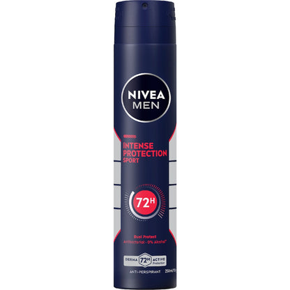 Nivea Men Intense Protection Sport 72hr Antiperspirant Deodorant 250ml