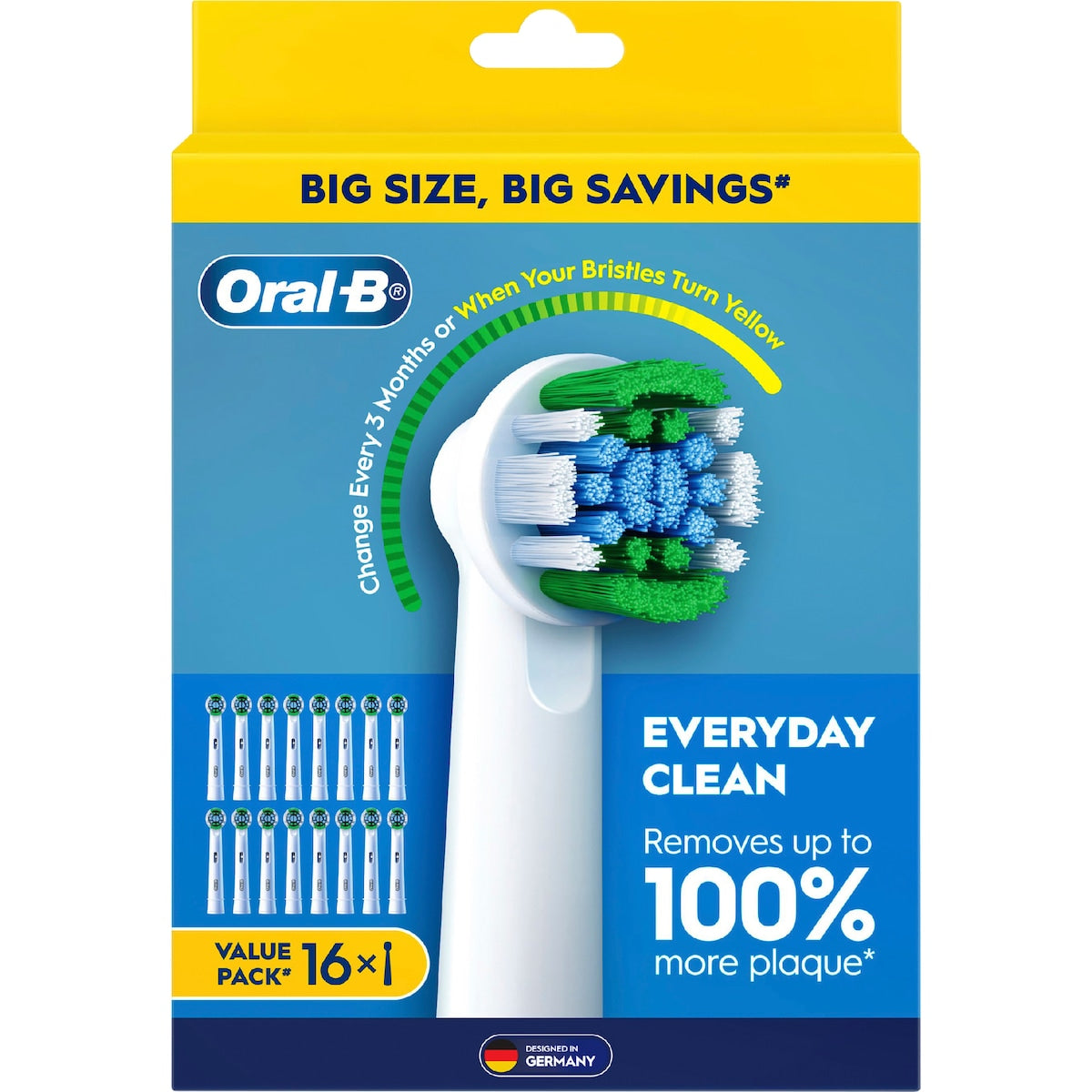 Oral-b Everyday Clean Electric Toothbrush Replacement Heads 16 Pack