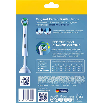 Oral-b Everyday Clean Electric Toothbrush Replacement Heads 16 Pack