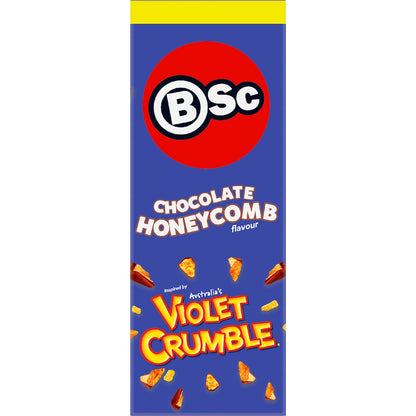 Bsc X Violet Crumble Soft Protein Bar Chocolate Honeycomb 40g X 5 Pack