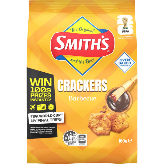 Smiths Crackers Barbeque Snack 160g