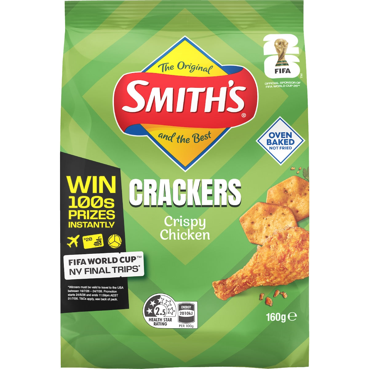 Smiths Crackers Crispy Chicken 160g