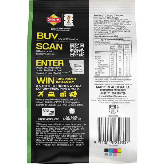 Smiths Crackers Crispy Chicken 160g