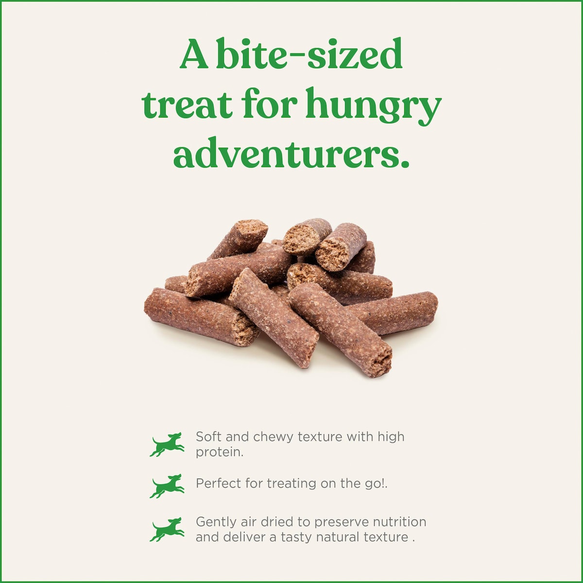 Open Paddock Sausage Bites Dog Treats Kangaroo 200g
