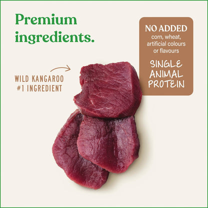Open Paddock Sausage Bites Dog Treats Kangaroo 200g