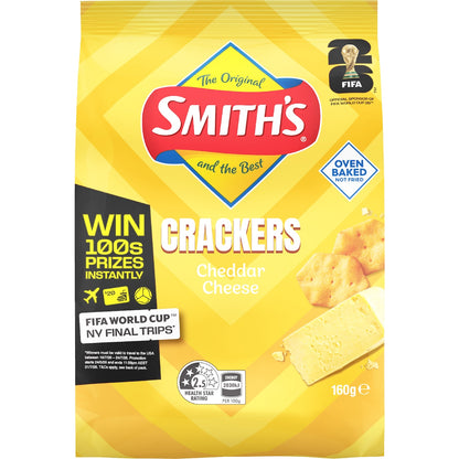 Smiths Crackers Cheddar Cheese Snack 160g