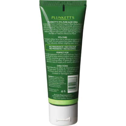 Plunketts 99% Pure Aloe Vera Gel 75g