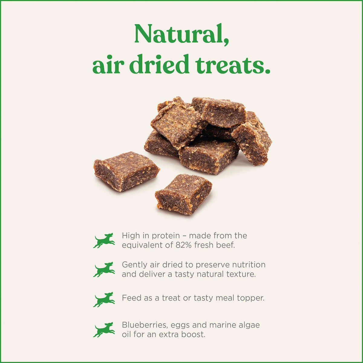 Open Paddock Air Dried Dog Treats Beef 150g
