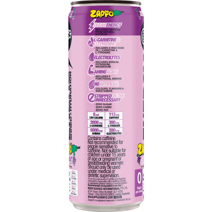 Bsc Zappo Energy Shred & Hydration Sour Grape 355ml