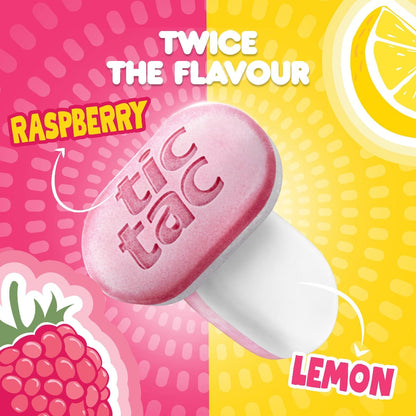 Tic Tac Two Raspberry & Lemon 38 Pack 38.5g