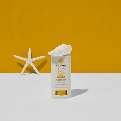 Little Urchin Spf50 Kids Natural Zinc Stick Clear 20g