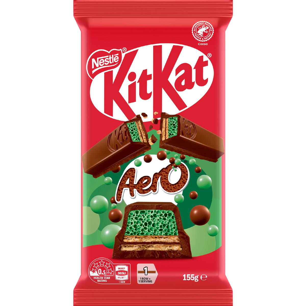 Kitkat Aero Mint Chocolate Block 155g