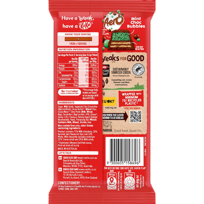 Kitkat Aero Mint Chocolate Block 155g