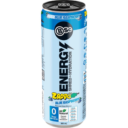 Bsc Zappo Energy Shred & Hydration Blue Raspberry 355ml