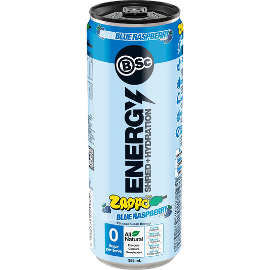 Bsc Zappo Energy Shred & Hydration Blue Raspberry 355ml