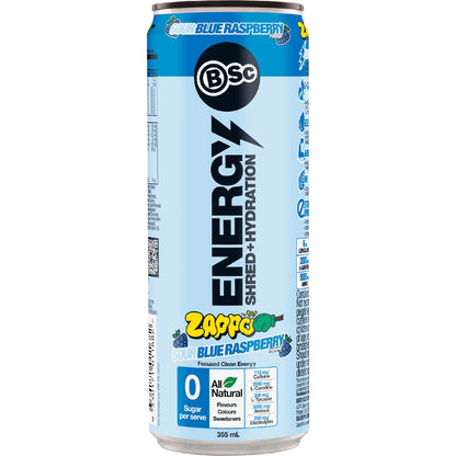 Bsc Zappo Energy Shred & Hydration Blue Raspberry 355ml